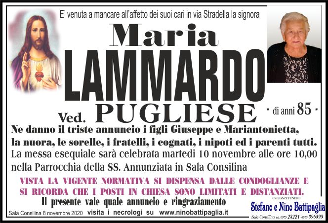 foto manifesto LAMMARDO MARIA