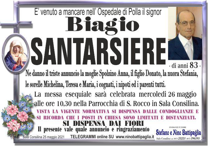 foto manifesto SANTARSIERE BIAGIO