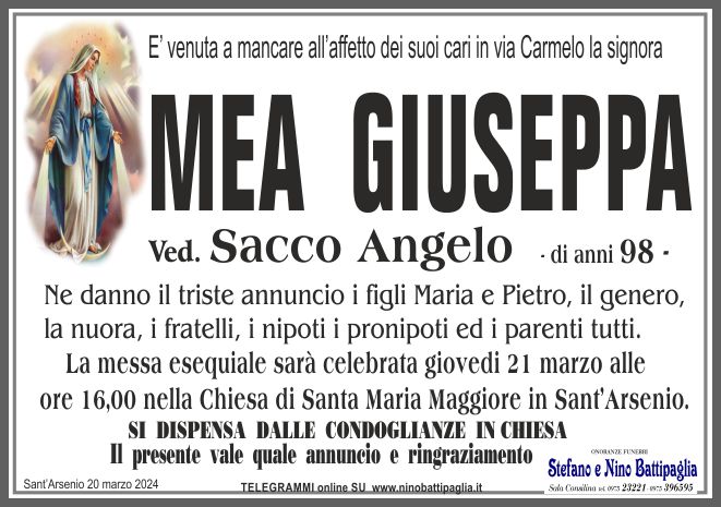 foto manifesto MEA GIUSEPPA