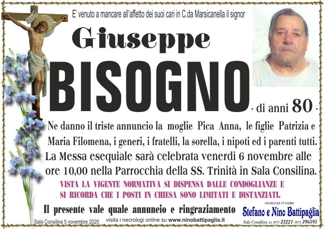 foto manifesto BISOGNO GIUSEPPE