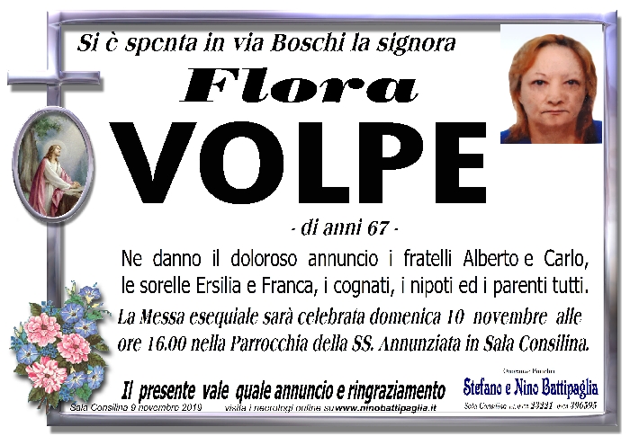 foto manifesto VOLPE FLORA