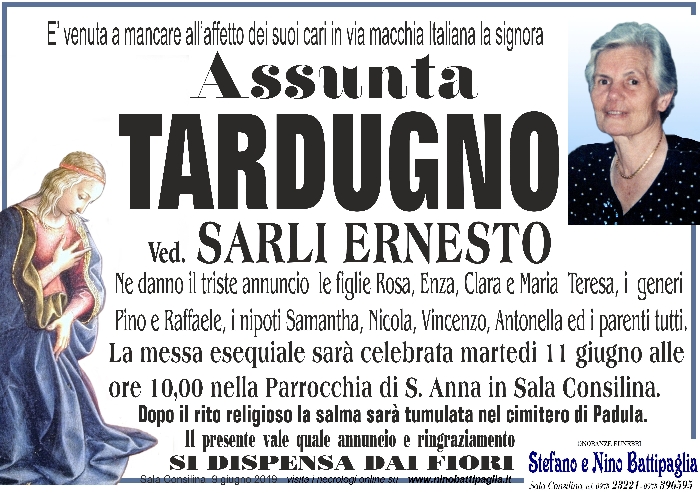 foto manifesto TARDUGNO ASSUNTA