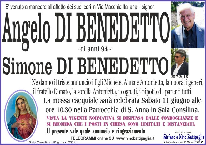 foto manifesto DI BENEDETTO ANGELO