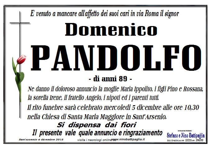 foto manifesto Pandolfo Domenico
