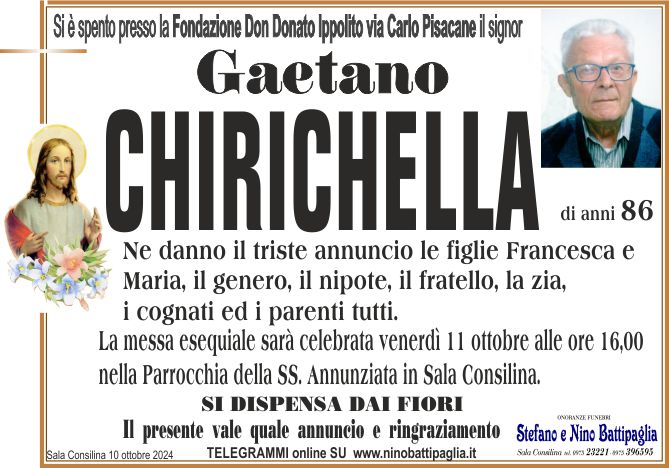 foto manifesto CHIRICHELLA GAETANO