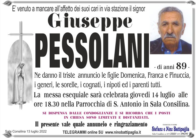 foto manifesto PESSOLANI GIUSEPPE