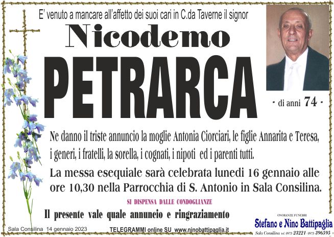 foto manifesto PETRARCA NICODEMO