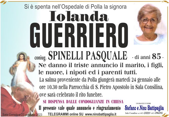foto manifesto GUERRIERO IOLANDA