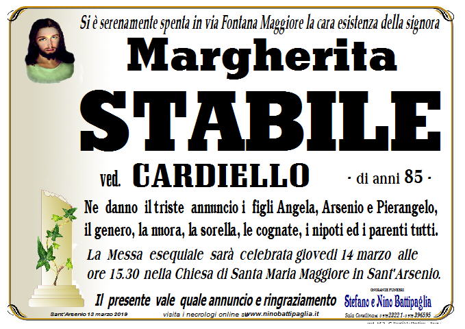 foto manifesto STABILE MARGHERITA