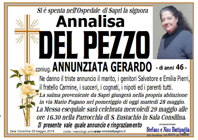 foto manifesto Del Pezzo Annalisa