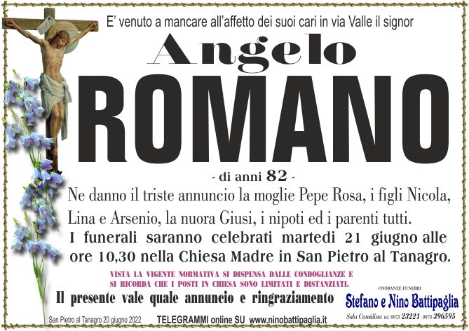 foto manifesto ROMANO ANGELO
