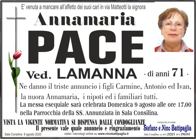 foto manifesto PACE ANNAMARIA