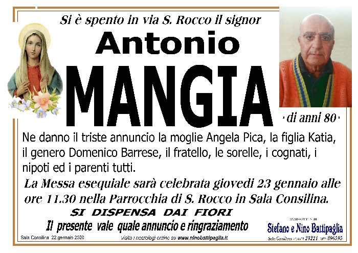foto manifesto MANGIA ANTONIO