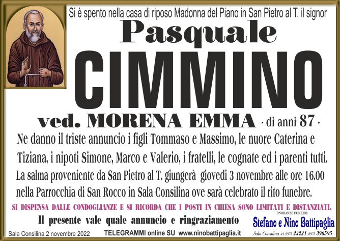 foto manifesto CIMMINO PASQUALE