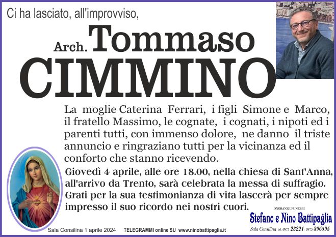 foto manifesto CIMMINO TOMMASO