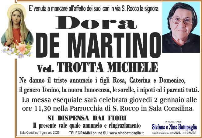 foto manifesto DE MARTINO DORA
