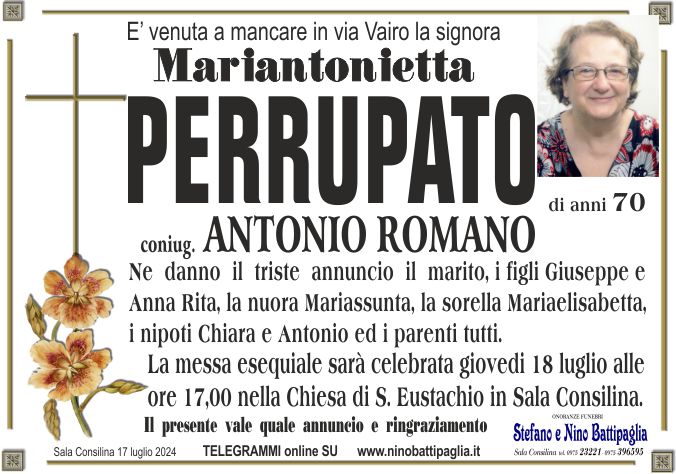 foto manifesto PERRUPATO MARIANTONIETTA