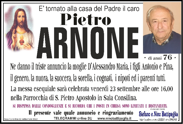 foto manifesto ARNONE PIETRO