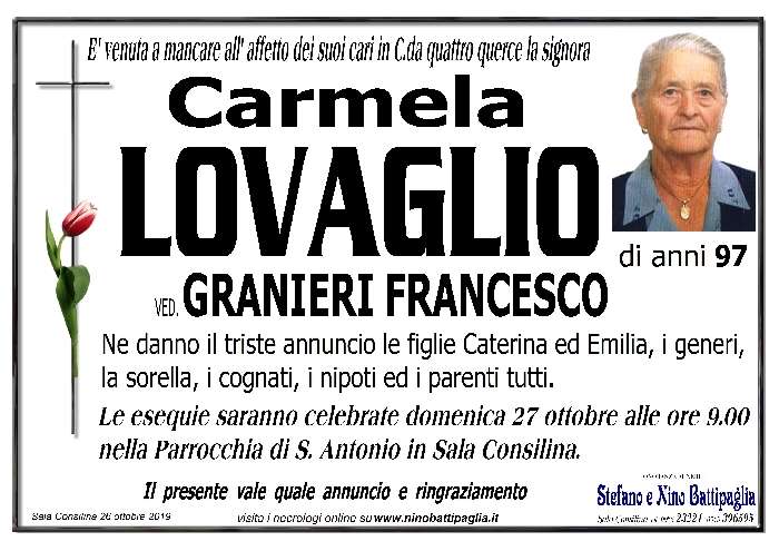 foto manifesto LOVAGLIO CARMELA