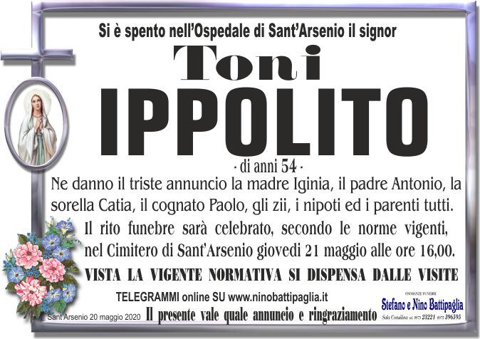 foto manifesto IPPOLITO TONI