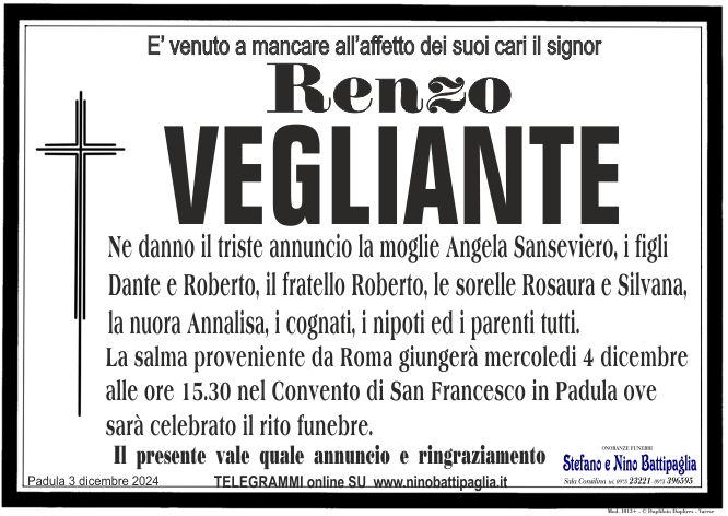 foto manifesto VEGLIANTE RENZO