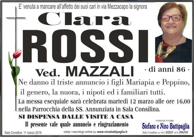 foto manifesto ROSSI CLARA