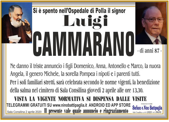 foto manifesto CAMMARANO LUIGI