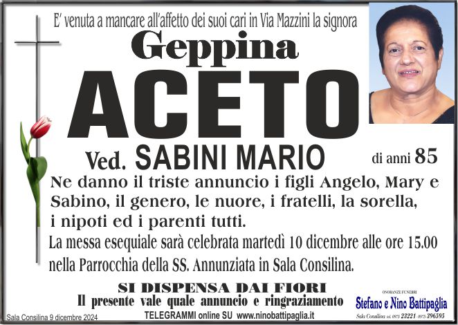 foto manifesto ACETO GEPPINA