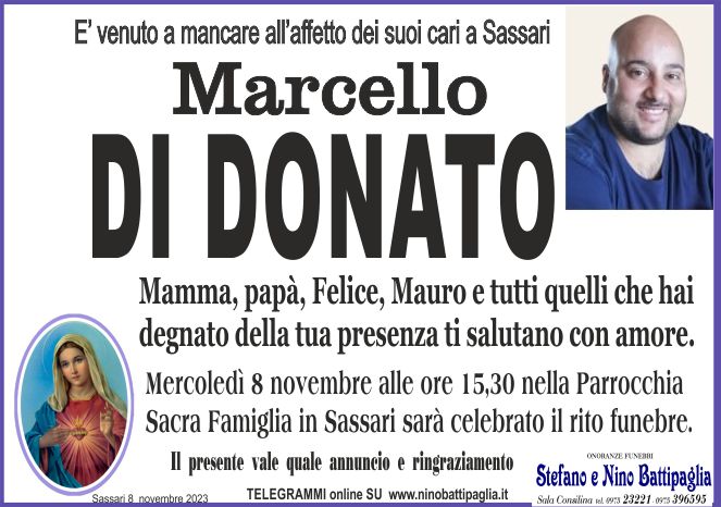 foto manifesto DI DONATO MARCELLO