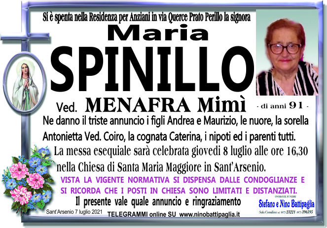 foto manifesto SPINILLO MARIA