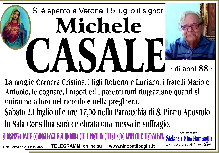 foto manifesto CASALE MICHELE