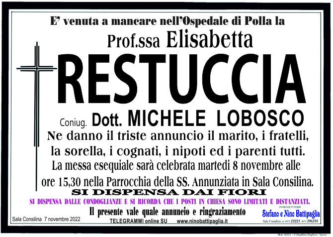 foto manifesto Prof.ssa Restuccia Elisabetta