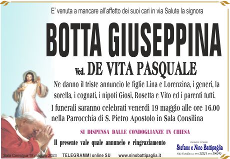 foto manifesto BOTTA GIUSEPPINA