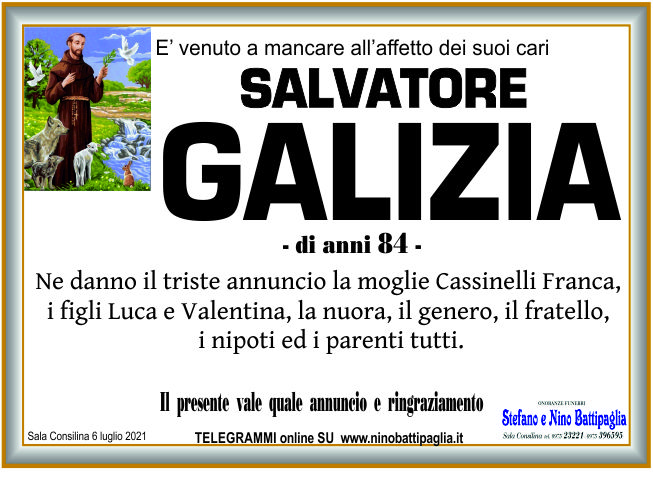 foto manifesto GALIZIA SALVATORE