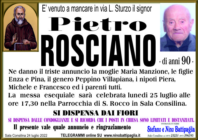 foto manifesto ROSCIANO PIETRO