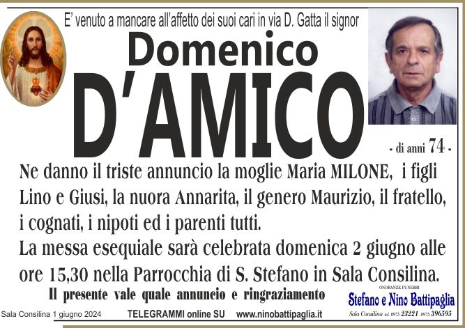 foto manifesto D\'AMICO DOMENICO