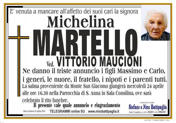 foto manifesto MARTELLO MICHELINA