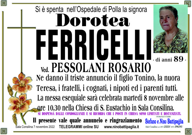 foto manifesto FERRICELLI DOROTEA